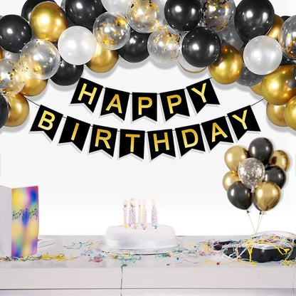 Black Latex Balloons 100 Pack 12 Inch Black Round Helium Balloons Party Balloons - Image 4