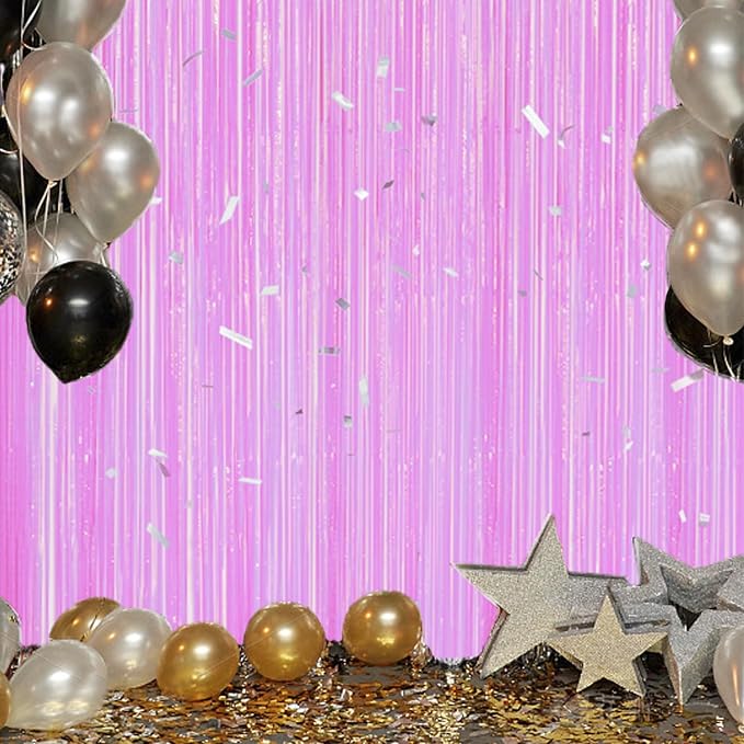 DECOCKRAT 3 Pack Foil Fringe Backdrop - Image 6