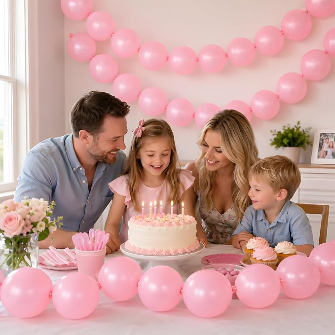 Pink Linking Balloons - Image 4