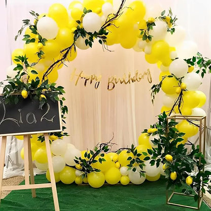 Voircoloria 110pcs Yellow Latex Party Balloons, 12inch | - Image 7
