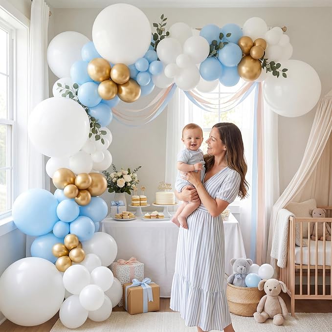 LovesTown 15PCS Party Balloons, 18inch White Latex Balloons Balloon Garland Arch - Image 2