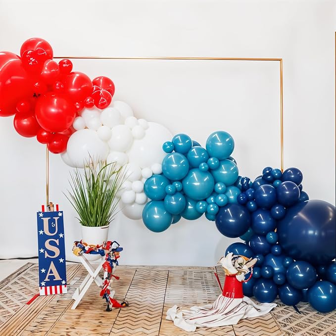 Red White and Blue Balloons, Memorial Day Patriotic 250th Anniversary USA - Image 2