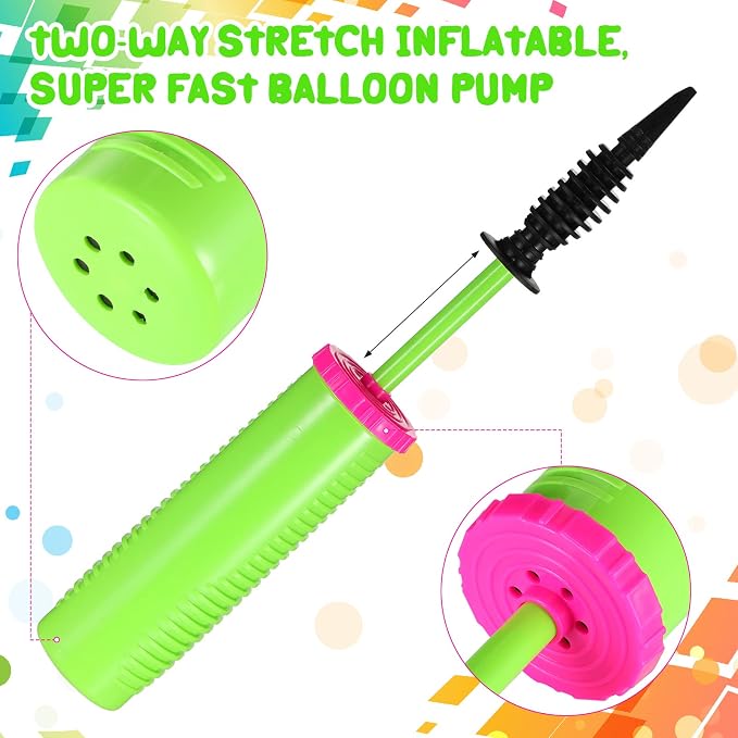 16 Pcs Handheld Balloon Air Pump Inflator Air Pump - Image 2