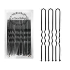 U Shaped Hair Pins for Buns, 100 PCS 2.8" Hair Pins for Women Hair Styling with Thick Hair