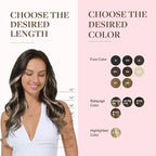 GOO GOO Clip in Hair Extensions Real Human Hair, Remy Human Hair Extensions Clip ins for Women, Natural Human Hair, 22inch 150g 9Pcs, 4/18 Balayage Chocolate Brown Highlighted Dirty Blonde