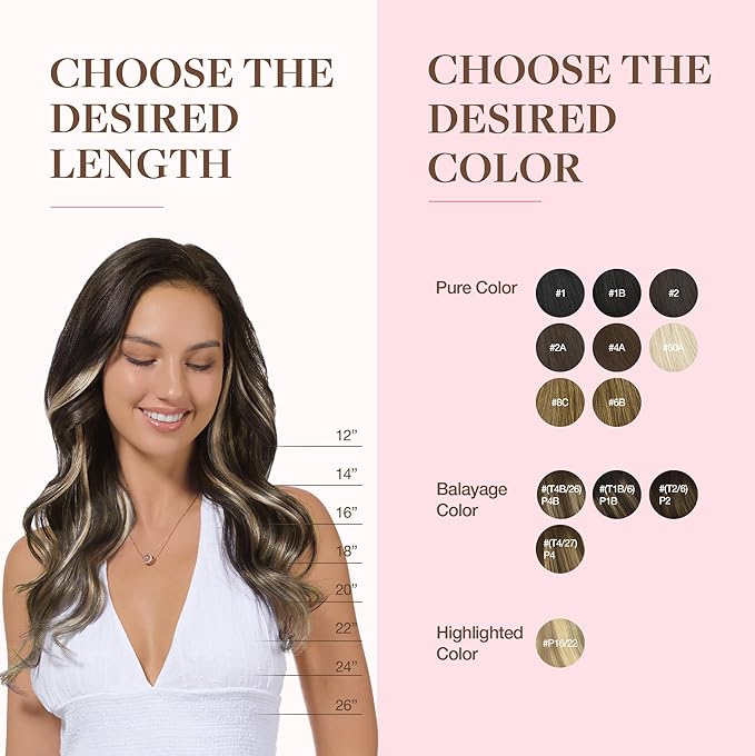 GOO GOO Clip in Hair Extensions Real Human Hair, Remy Human Hair Extensions Clip ins for Women, Natural Human Hair, 20inch 150g 9Pcs, 4/18 Balayage Chocolate Brown Highlighted Dirty Blonde