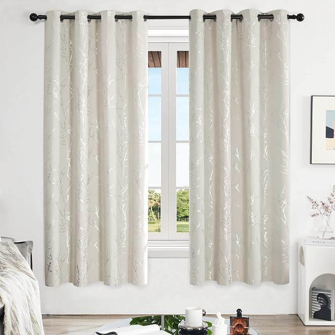 Deconovo Living Room Curtains 72 Inches Long, Thermal Insulated, Room Darkening - Image 2