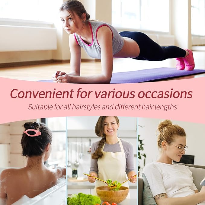 6 Packs Flat Hair Clips for Women, French Flat Claw Clips for Women Girls, Alligator Clips for Thick Thin Hair, Strong Hold Duck Billed Clips,4.7 Inches Hair Clips,Cherry Pink, Christmas Gifts