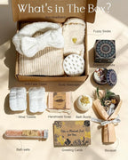 Coralogo Natural Spa Gift Baskets - Natural Pampering Spa Set, Self-Care Get Well Soon Basket,Thank You Gifts, Unique 11pcs Gift Set for Birthday Christmas Valentines Day Mothers Day