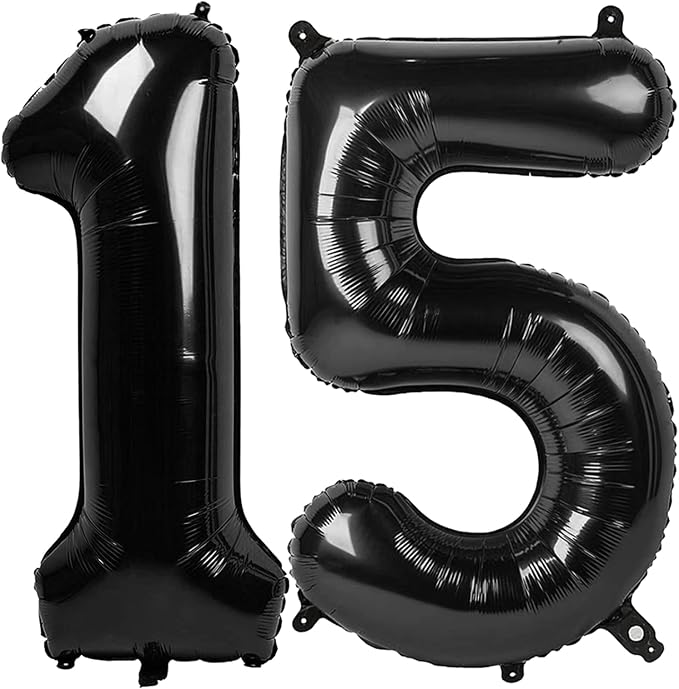 Black 15 Balloon by IWERP