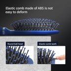 RHOS Paddle Hair Brush for Men-Detangler Brush with Nylon Bristles for Thin,Short,Thick Hairs-Square Cushion Hair Brush for Detangling,Smoothing,Massage(1 Pack-Blue)
