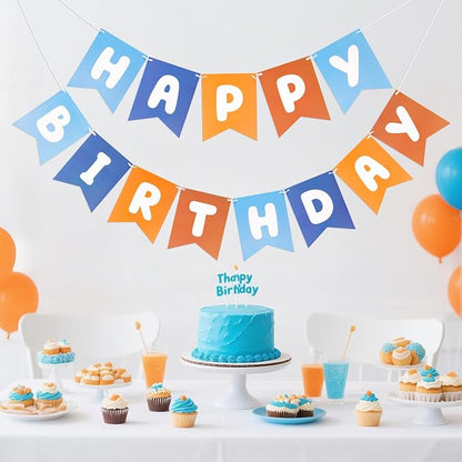 Happy Birthday Banner Birthday Party Banner NO DIY Happy Birthday Sign | - Image 4