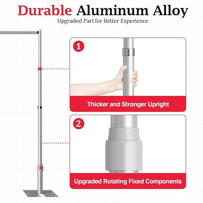 EMART 12x10ft Heavy Duty Backdrop Stand Frame - Image 3