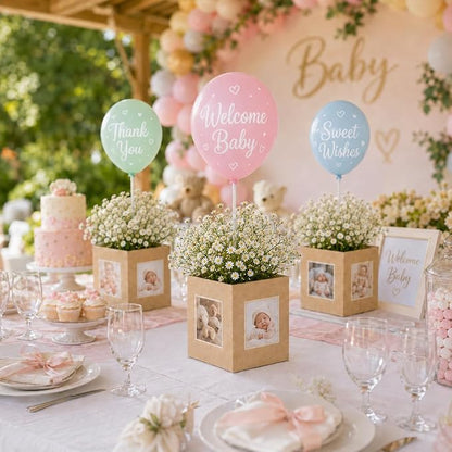 Cinrobiye 12 Pcs Wedding Table Centerpiece Boxes - Image 6