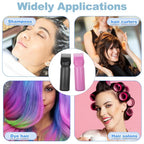 ELANE 4 Pack Root Comb Applicator Bottle, Oiling Applicator, Oil Comb Applicator for Hair Dye & Shampoos, Hair Salons (2 Black + 2 Pink)