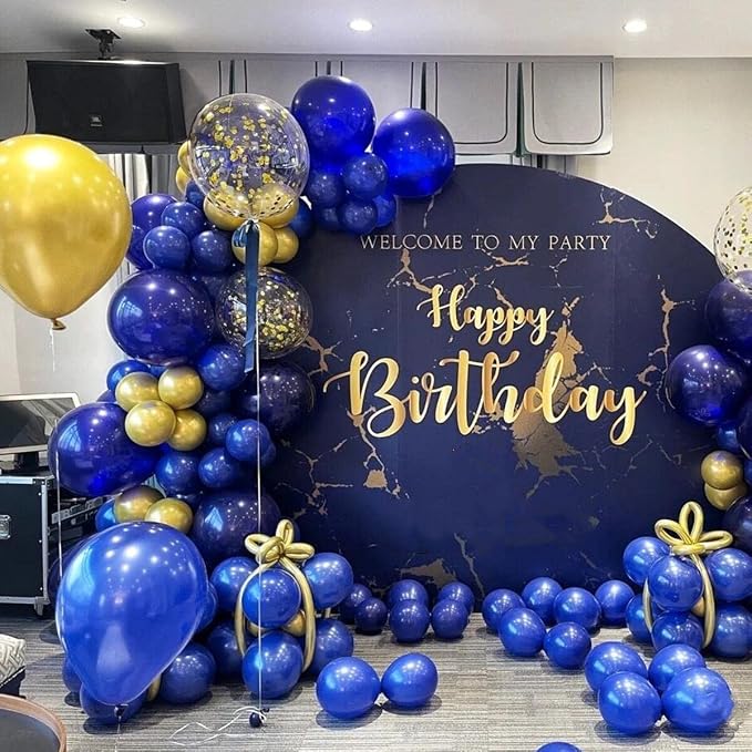 412pcs Royal Blue Balloons 18 12 10 5 Inch Blue Balloon Garland Arch Kit - Image 5