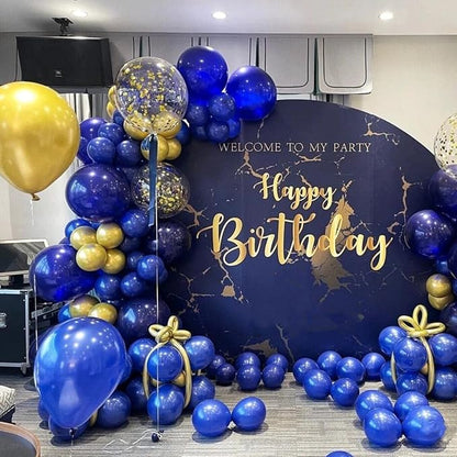 412pcs Royal Blue Balloons 18 12 10 5 Inch Blue Balloon Garland Arch Kit - Image 5