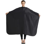 Professional Salon Cape Polyester Haircut Apron Barber Cape,54"x62",Black,C007001E-L