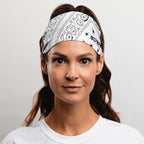 Suddora Paisley Print Bandana Headband, Multi-sport Boho Style Bandana, Non-slip Fabric, Unisex Head Accessory for Bikers