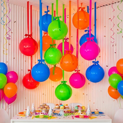 Jenaai 30 Set Round Foil Balloons Bulk 22 Inch 4d Metallic Giant Balloons Set - Image 7