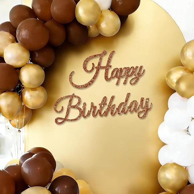 TONIFUL Happy Birthday Sign for Backdrop by TONIFUL