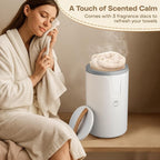 20L Luxury Towel Warmer Gift-Ready Box, Dual Heat, 30/60/90 Min Presets, Stainless Steel Interior, Tip-Over Auto Shut-Off, Includes 12 Fragrance Discs, Perfect Spa Gift for Home & Bathroom