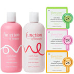 Function of Beauty Curly Hair Set with Shampoo, Conditioner & Add-In Booster Treatment - Curl Definition, Anti-Frizz & Lengthen Booster Shot to Enhance Shampoo, Conditioners & Hair Care Products
