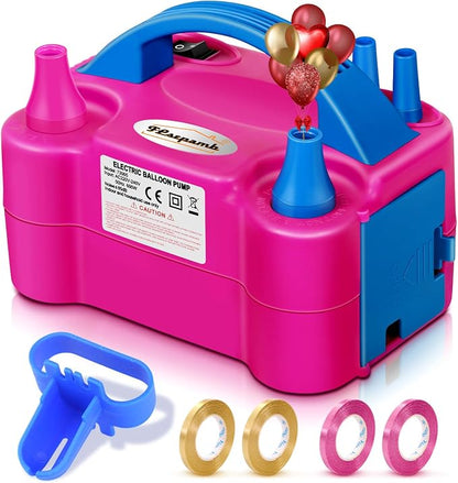 FLSEPAMB Balloon Pump, Electric Balloon Pump, Portable Dual Nozzles Electric by FLSEPAMB