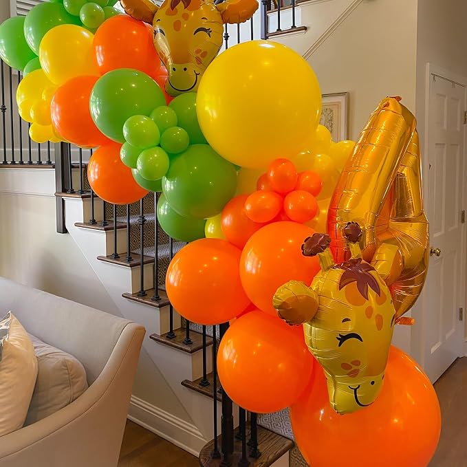 Voircoloria 90pcs Orange Balloons Garland Arch Kit, 18 12 10 5 Inch | - Image 8