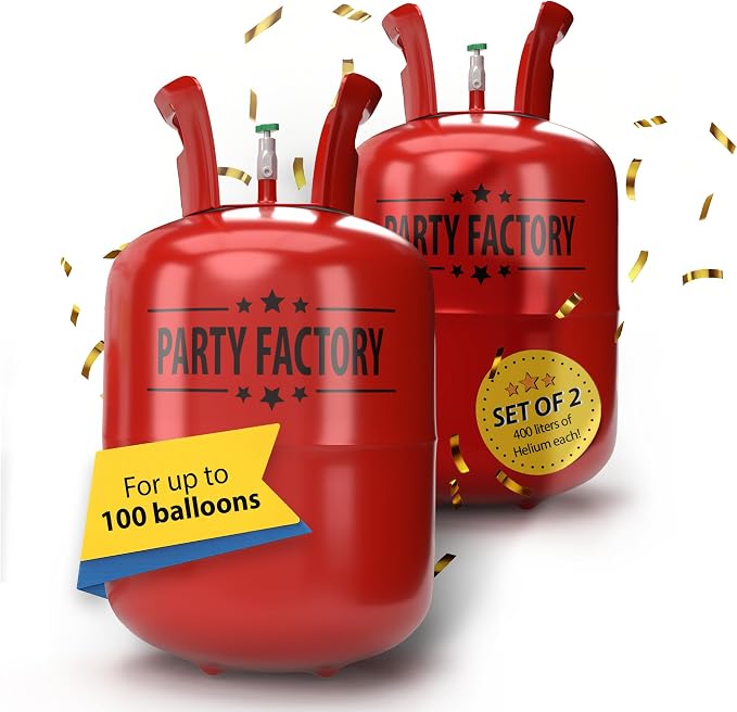Party Factory – 2x Helium Tank - Image 8