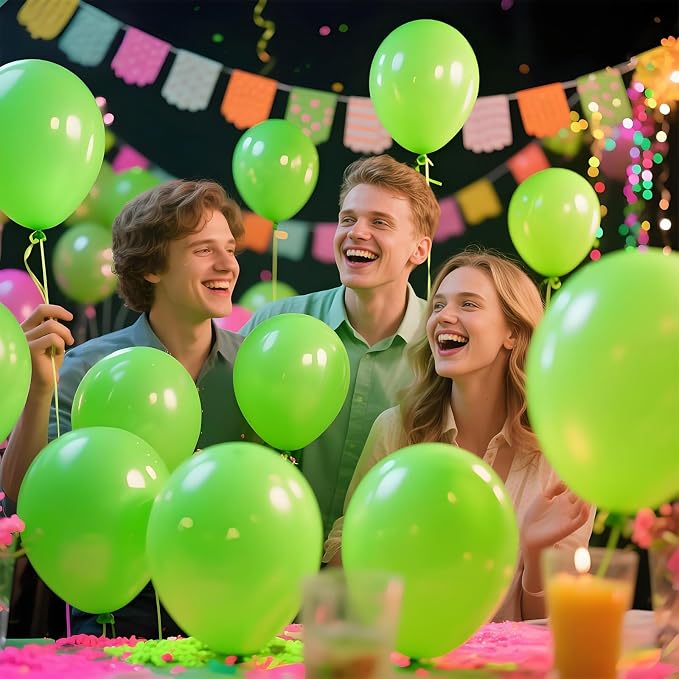 200pcs Light Green Balloons 5 Inch, Small Mini Latex Balloons - Image 5