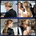 TOCESS Libra Constellation Claw Clips: 4.52 Inch Large Biodegradable Cellulose Acetate Hair Clips For Thick Thin Hair Women, Unique Design & Strong Grip Luxury Jaw Clips For Gift