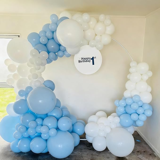 Blue and White Balloons - Image 4