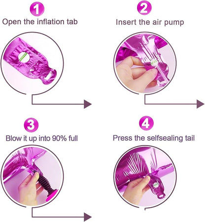 Rosy Purple Number 5 Balloon 40 Inch - Image 6