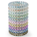 JessLab Spiral Hair Ties for Women, 10-Pack Traceless No-Damage Ponytail Holders, Coils Hair Bands for Girls, Assorted Colors