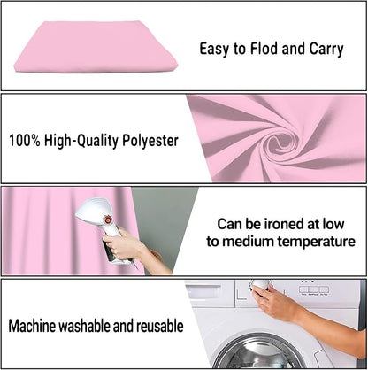 Pink Photography Backdrop for Photoshoot, Fabric 6x9ft | Polyester Studio Photo - Image 7