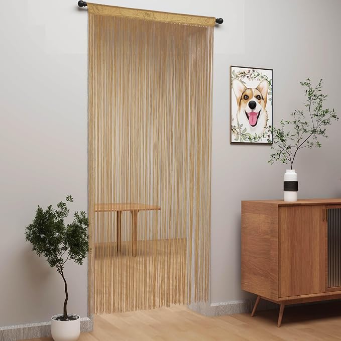 YIIBAII Door String Curtains Fringe Door Curtains - Image 3