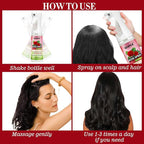 Rose Water for Hair Loc Spray Moisturizing Refreshing for Locs - Rose Water Hair Scalp Moisturizer - Hydrating Dreadlock Moisturizer to Nourish the Scalp Rosewater & Peppermint Spray Prevents Dry