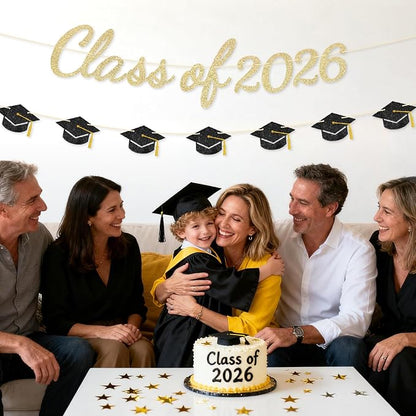 jijAcraft Class of 2026 Graduation Banner Set, Pre-Strung Graduation Party - Image 6