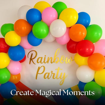 Monty 1000 Pcs Latex Balloons Bulk Rainbow Multicolor - Image 5