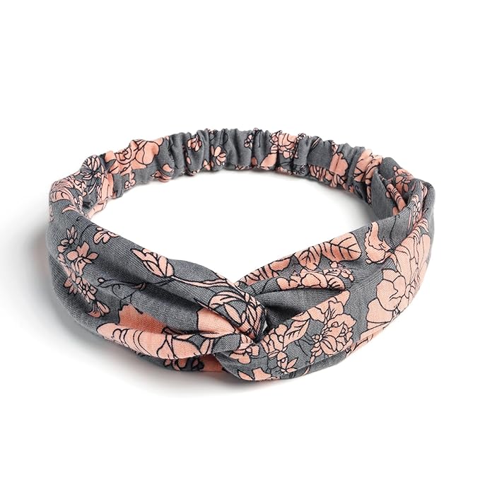 Elastic Knotted Headbands for Women Cloth Head Hair Bands for Women's Hair Non Slip Boho Wrap Twisted Hair Accessories