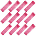 Kenz Laurenz Soft and Stretchy Elastic Cotton Headbands, Pack of 12, Pink Tie Dye