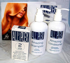 PLEX Defender & Repair Bundle - 3 Items: PLEX Bond Treatment Kit, Shampoo, and Conditioner by JKS ALL Hair