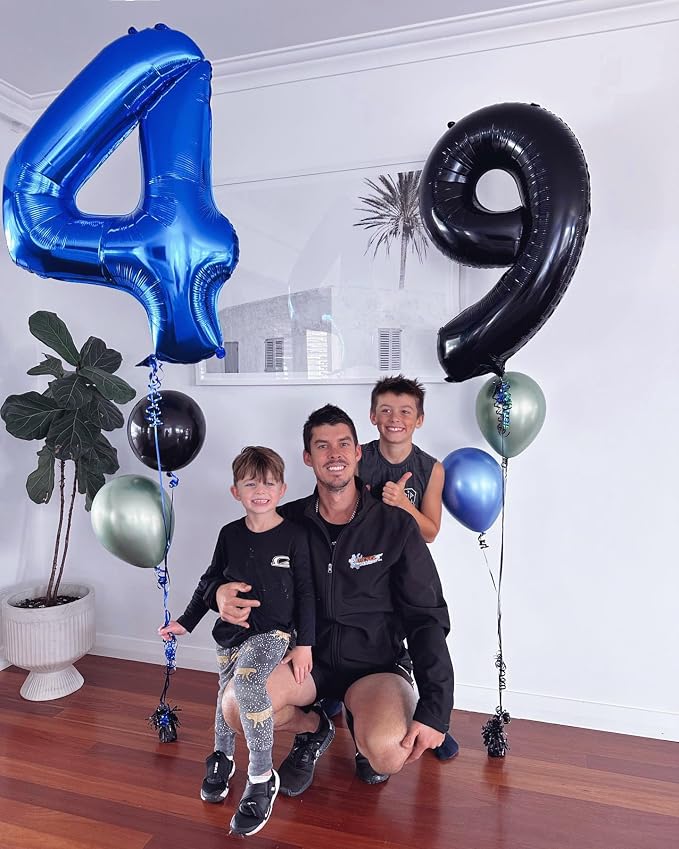 Navy Blue 14 Balloon - Image 7