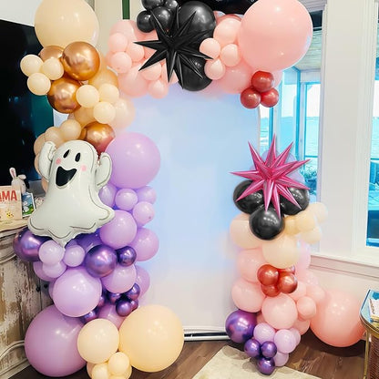 Pastel Halloween Balloon Arch Kit - Image 4
