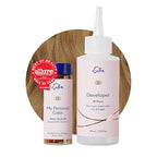 eSalon Permanent Hair Color & Hair Dye Complete Kit- Medium Blonde - Personal Colorist Kit for Up To 100% Gray Coverage for All Hair Types - Professional-Grade Ammonia-Free Hair Dye