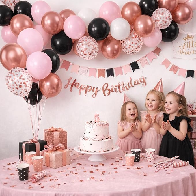 60-Pack 12-Inch Confetti Latex Balloons - Image 9