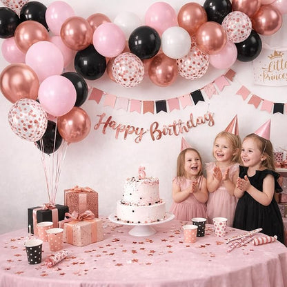 60-Pack 12-Inch Confetti Latex Balloons - Image 9