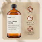 VINEVIDA Cinnamon Leaf Essential Oil 16 oz Undiluted - Pure, Natural, Vegan, and Sustainable