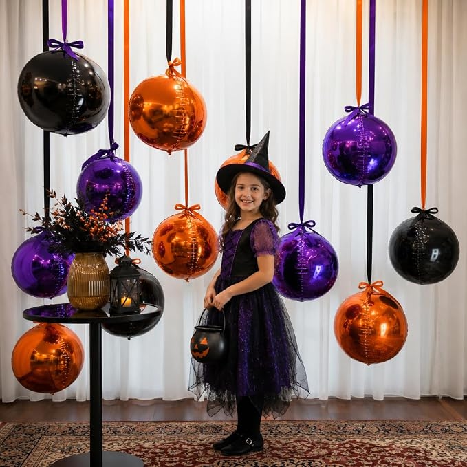 Halloween Round Foil Balloons - Image 3